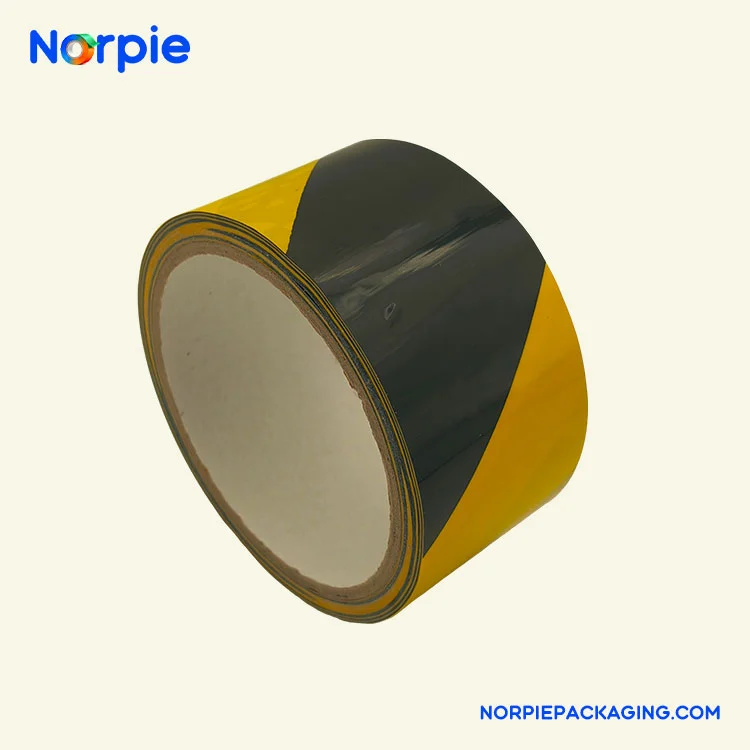 Băng cảnh báo màu đen và màu vàng